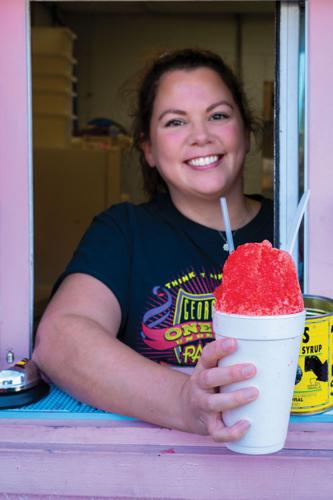 Snowball at Icy boy’s