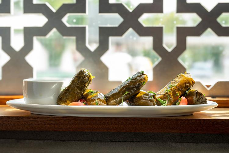 Grape leaves at Epice