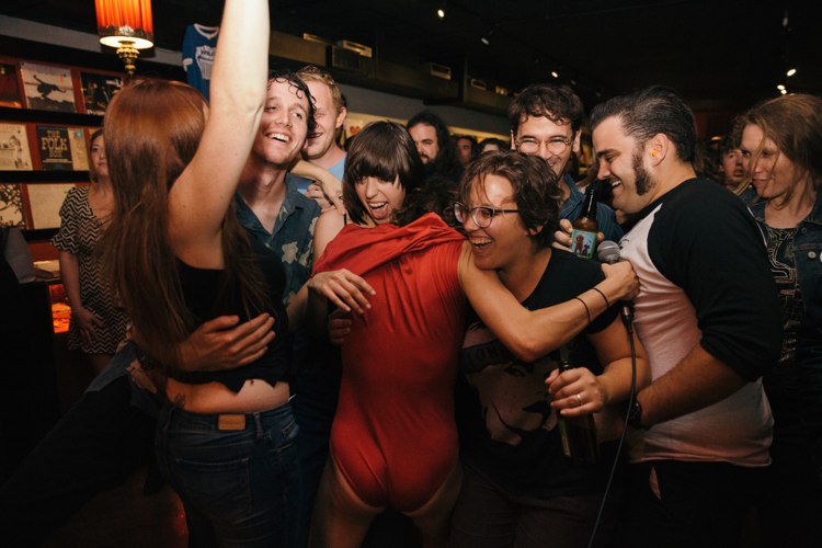 A Giant Dog Shakes Off the Blues at Fond Object