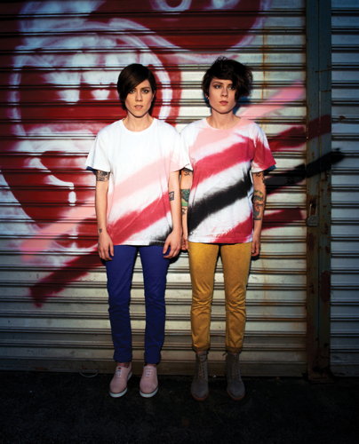 Tegan and Sara are not a gay band, whatever that is