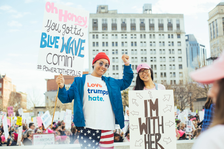 Estimated 15,000 Come Out for Women's March 2.0