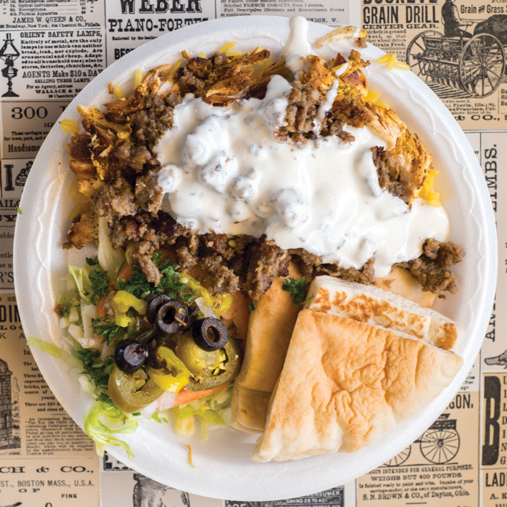 Cheap Eats Kebab Gyros Authentic Greek and Italian Eatery — Gyro Plate