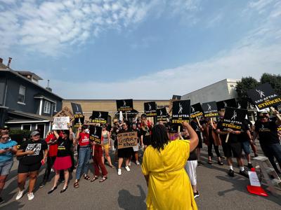 A SAG-AFTRA rally in Nashville