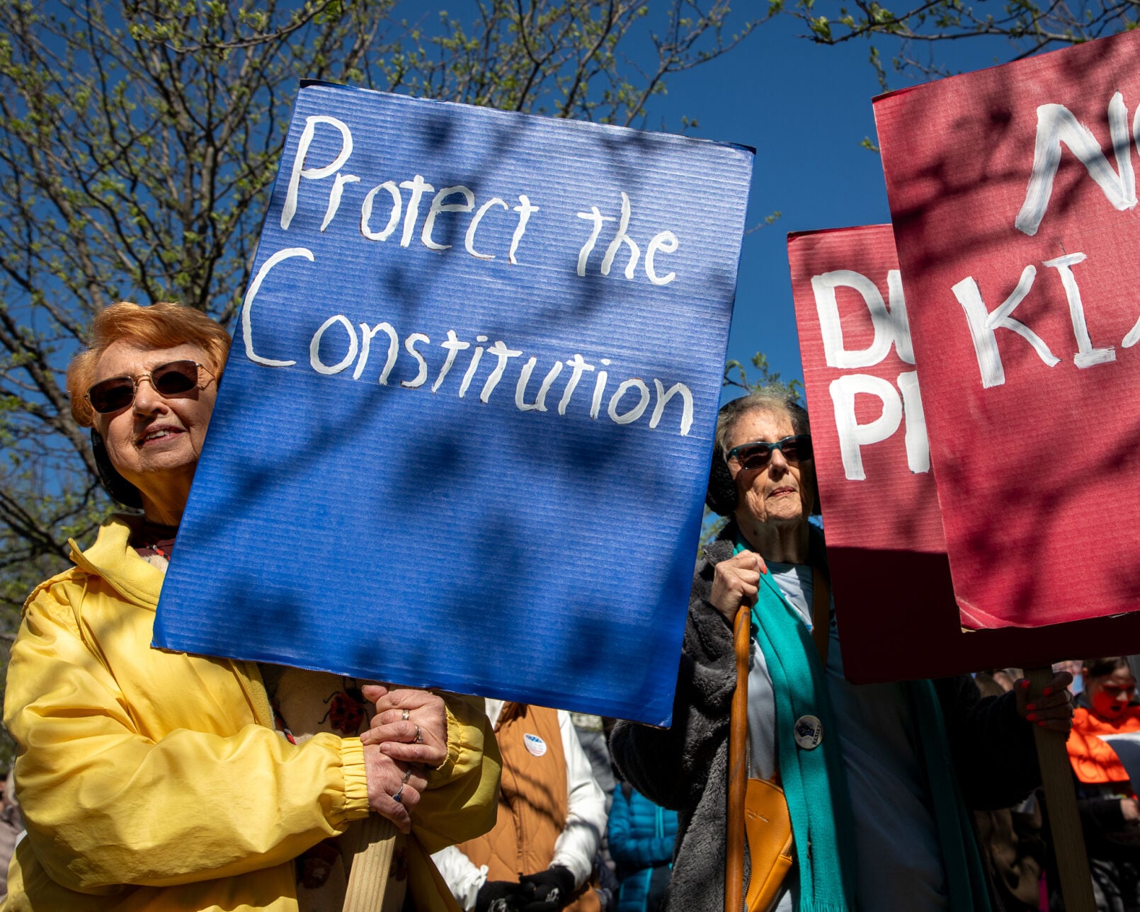 14 - No Kings protesters gather in downtown Nashville, March 28, 2026