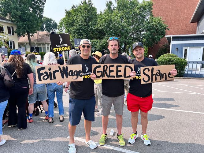 A SAG-AFTRA rally in Nashville