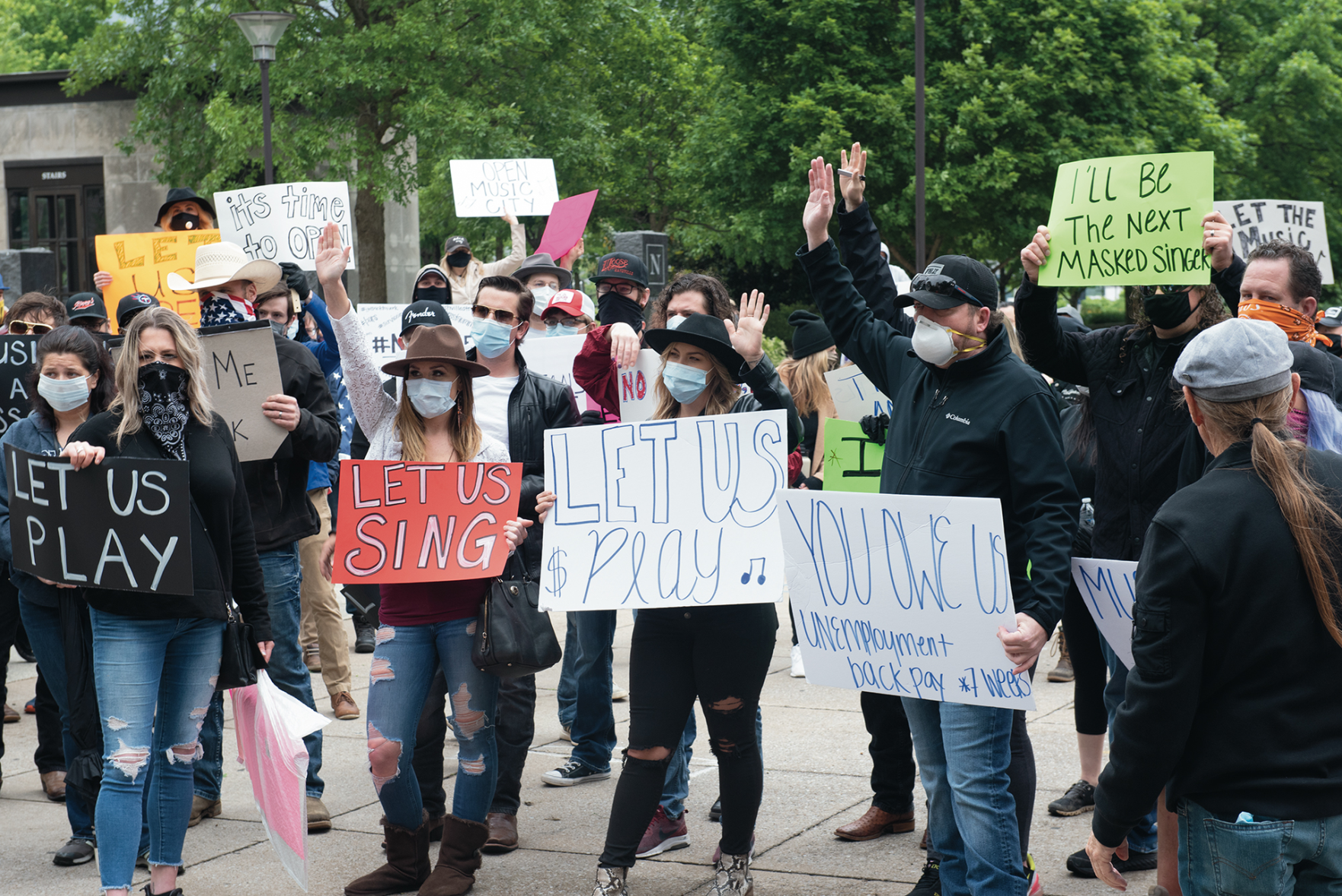 Lower Broad Denizens Protest Continued Closures