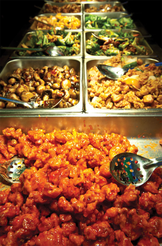 The selection at Hibachi Grill is mind boggling but choose