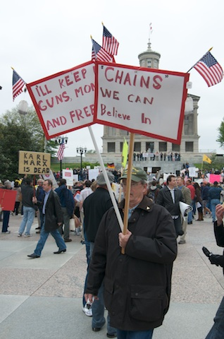Nashville Tea Party at Legislative Plaza