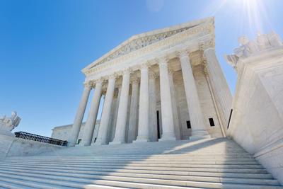 The United States Supreme Court building in Washington, D.C.