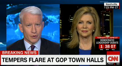 Marsha Blackburn Appears on Television, Makes Apparently Bogus Claim