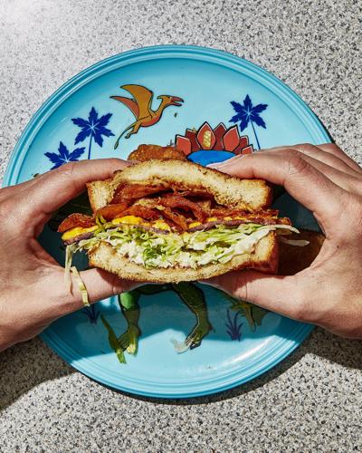 Cross-section of a Turkey and the Wolf sandwich