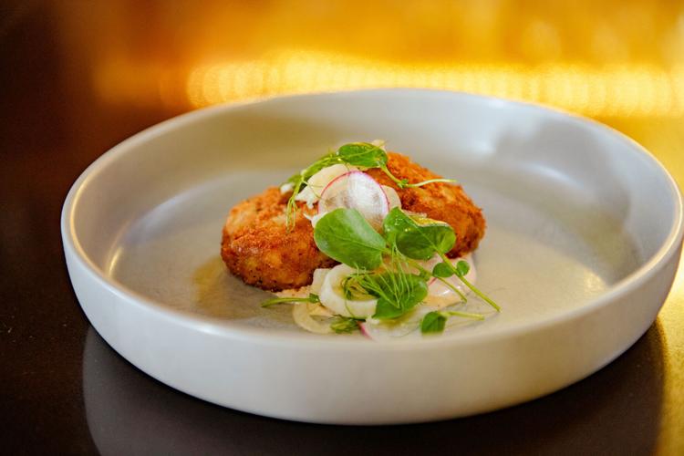 Crab cakes at Sinema