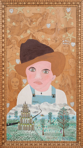 Howard Finster exhibit is filled with prophetic visions of spaceships and Henry Ford