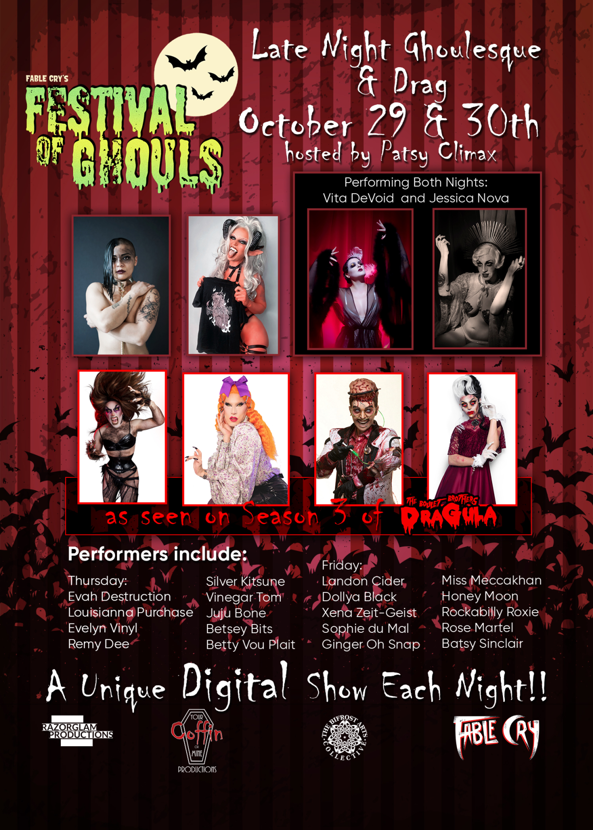 Festival of Ghouls Late Night Ghoulesque and Drag