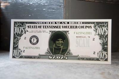 During January's special session, activists opposing Gov. Bill Lee's Education Freedom Act handed out "voucher scam" flyers