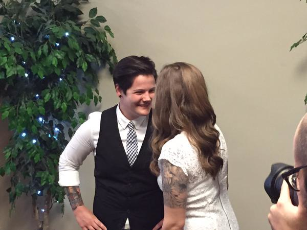 Scenes From a Marriage: Historic Rush of Same Sex Weddings at County Clerk's Office