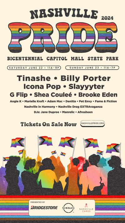 Nashville Pride lineup announcement 2024