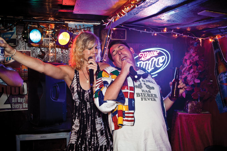 It's always Christmas at Santa's Pub, where everybody's naughty but nice