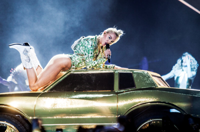 Miley Cyrus with Lily Allen at Bridgestone Arena, Floating Action with Cotton Jones and James Wallace and the Naked Light at The Stone Fox