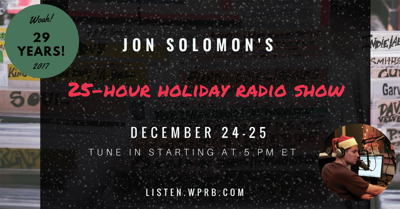 Tune In to Jon Solomon’s 25-Hour Radio Show