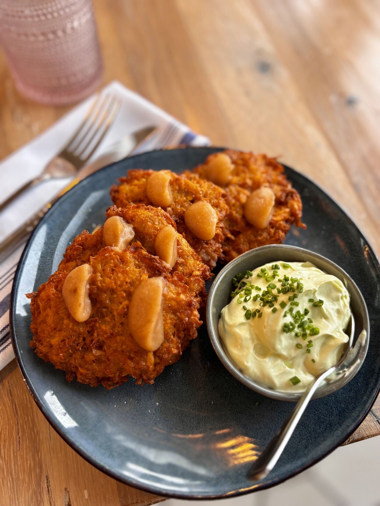 Sadie's Hanukkah Sweet Potato Latkes