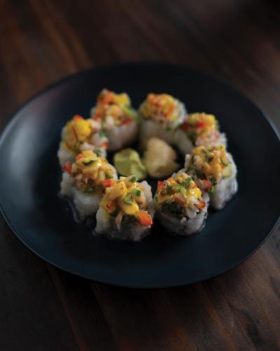 Peruvian roll at Punk Wok