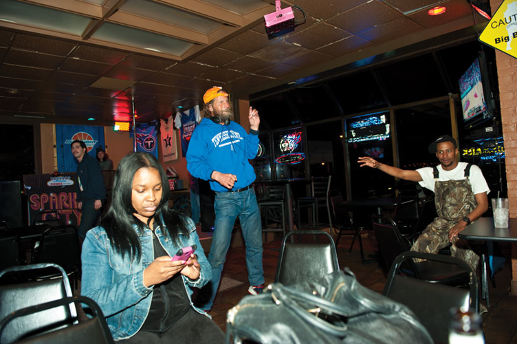 Our intrepid adventurer advances to the rear at aptly named Donks