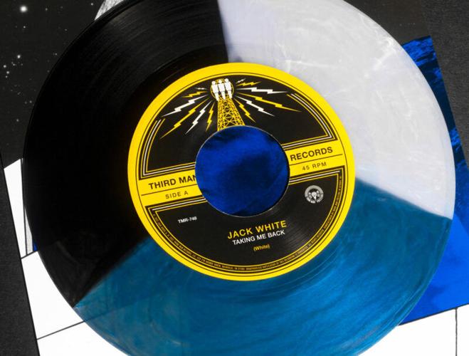 Jack White taking me back tricolor 7-inch