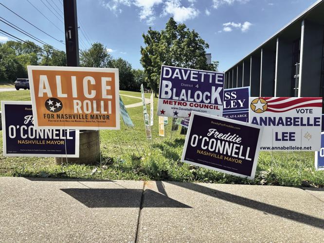 2023 Metro campaign signs