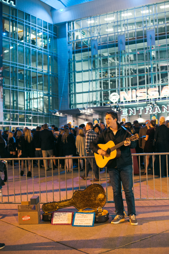 Sturgill Simpson Busks Outside CMA Awards, Brings His Grammy