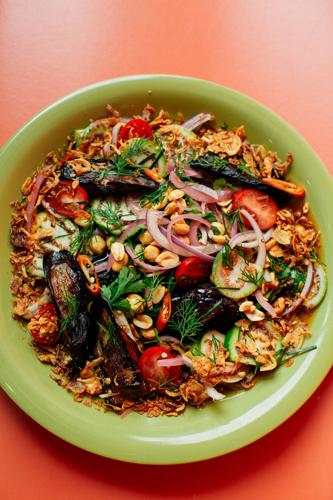 Eggplant Plate at International Market