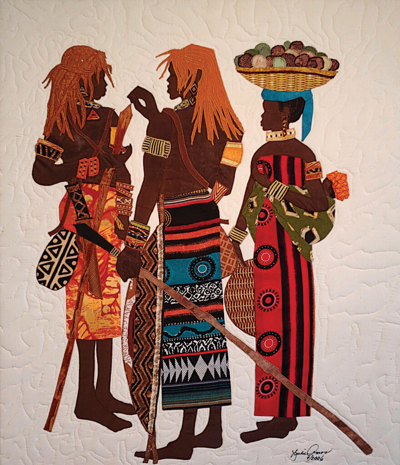 Ludie Amos at the Jefferson Street Art Crawl