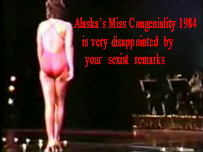 A Few Words From Alaska's Miss Congeniality 1984, Sarah Palin