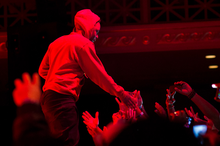 Kendrick Lamar w/Chancellor Warhol at War Memorial Auditorium, 11/4/12