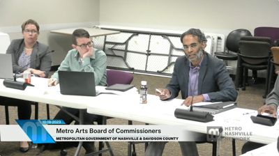 Metro Arts Commission meeting, Oct. 19, 2023