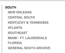 Chowhound Tweaks Southern Content
