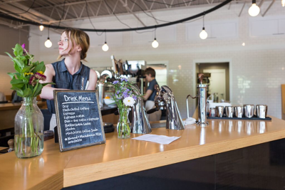 New Steadfast Coffee in Germantown Slates Block Party