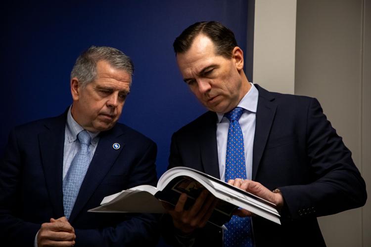 Democratic state Reps. Bo Mitchell (left) and John Ray Clemmons