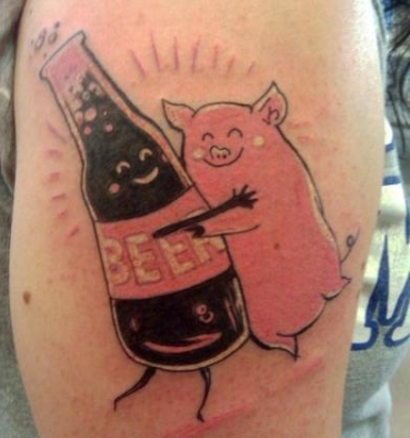 Food Tattoo: Show Us Yours at Weekly Open Thread