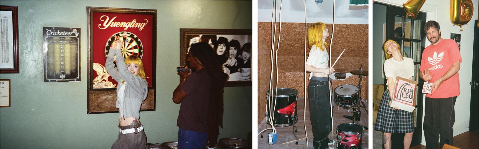 Hayley Williams bts photos from 'Ego Death' production and release