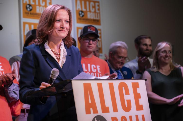 Alice Rolli on runoff election night