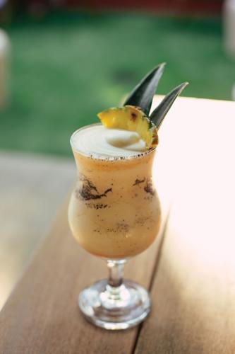 Piña colada at Pearl Diver