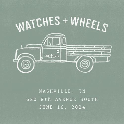 Watches + Wheels flyer