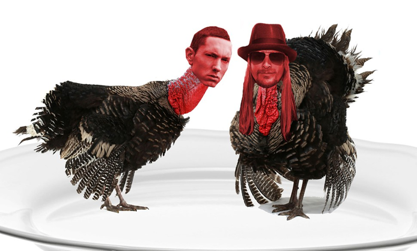 Lunchtime Poll: Who's the Bigger Turkey ... Kid Rock or Eminem?