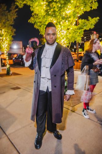 In costume (as Candyman) at the Belcourt for the 15th annual horror movie marathon 12 Hours of Terror, 10/17/2026.