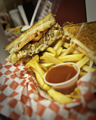 The all-hands-on-deck family biz, Grilled Cheese and Crab Cake Co., brings comfort food to the downtown lunch crowd