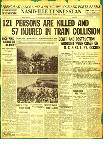 The 100th Anniversary of the Dutchman’s Curve Train Accident