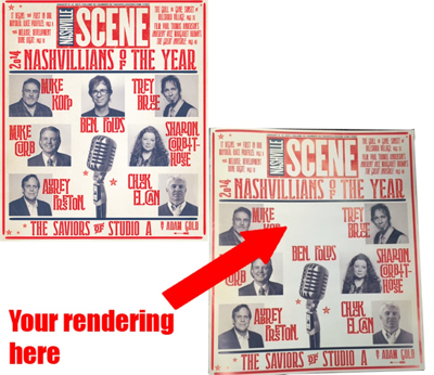 #FindingBenFolds: Draw the 2014 Nashvillian of the Year on This Week's Scene Cover, Win $250