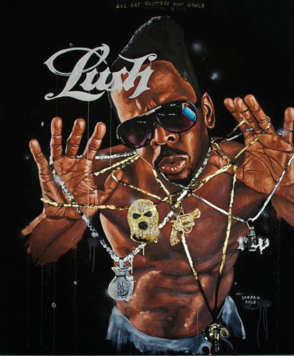 An exhibit of paintings by Fahamu Pecou is Culture Fest's crowning jewel