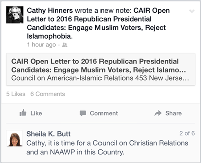 Rep. Sheila Butt Says We Need an NAAWP